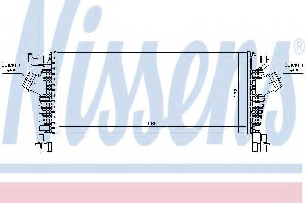 Интеркулер NISSENS 96463 - изображение Интеркулер NISSENS 96463 - изображение