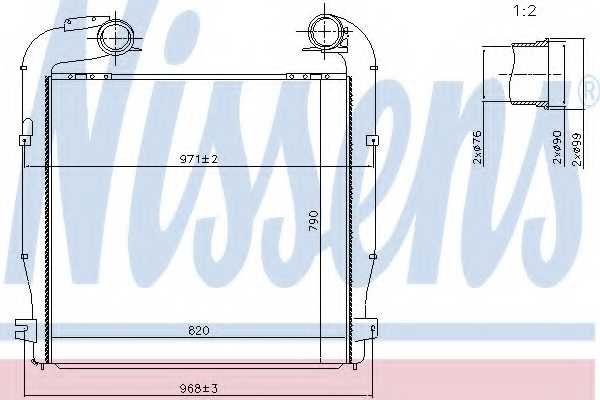 Интеркулер NISSENS 97080 - изображение