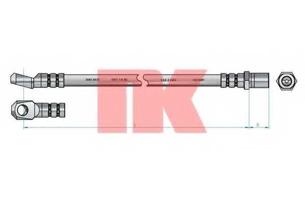 Тормозной шланг NK 853322 - изображение Тормозной шланг NK 853322 - изображение