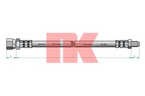 Тормозной шланг NK 853324 - изображение Тормозной шланг NK 853324 - изображение