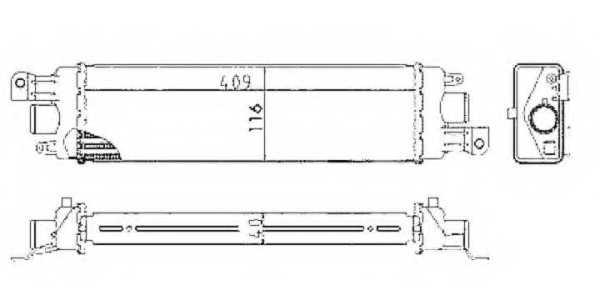Интеркулер FIAT Strada 1.3D 98- <b>NRF 30038</b> - изображение Интеркулер FIAT Strada 1.3D 98- <b>NRF 30038</b> - изображение
