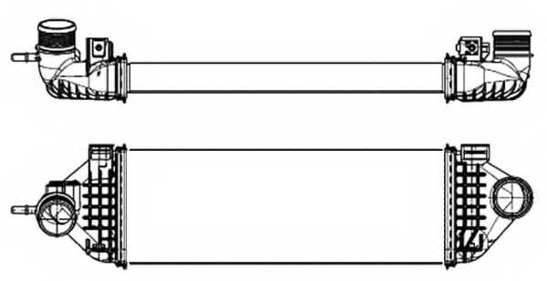 Интеркулер FORD Focus 1.6 11- <b>NRF 30325</b> - изображение Интеркулер FORD Focus 1.6 11- <b>NRF 30325</b> - изображение