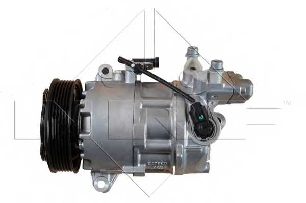 Компрессор кондиционера для BMW 1(E81,E82,E87,E88), 3(E90,E91,E92,E93), X1(E84) <b>NRF 32463</b> - изображение 1