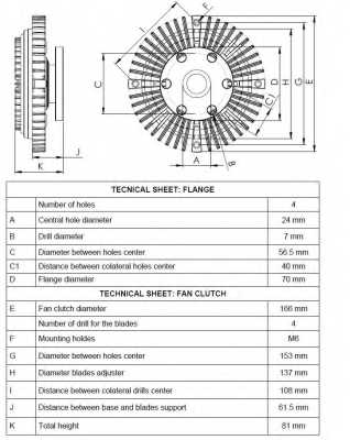 Вискомуфта вентилятора HYUNDAI Galloper 2.5D 98- <b>NRF 49527</b> - изображение 3