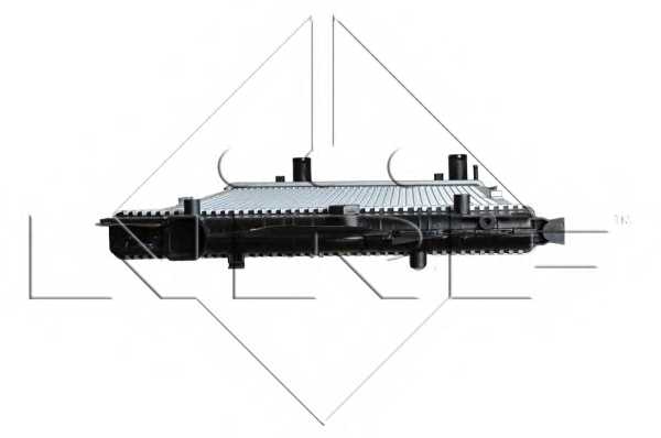 Радиатор охлаждения двигателя NRF 509515 - изображение 3