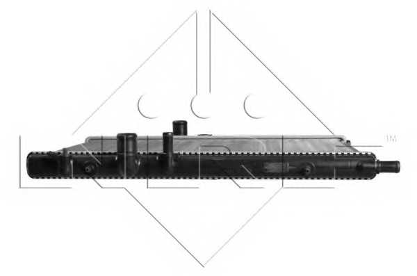 Радиатор охлаждения двигателя NRF 53424A - изображение 4