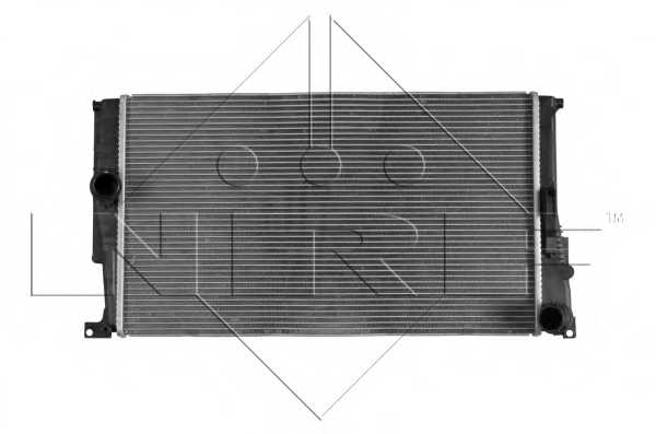 Радиатор охлаждения двигателя NRF 58412 - изображение 1