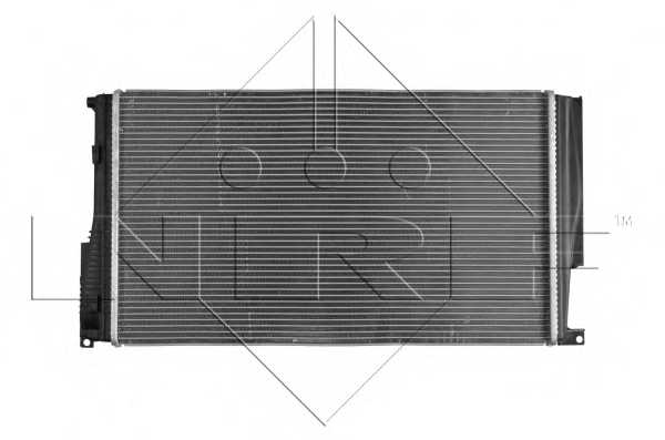 Радиатор охлаждения двигателя NRF 58412 - изображение 2