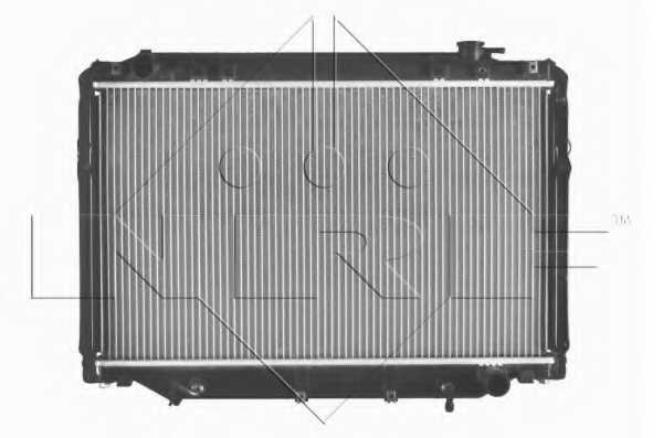 Радиатор охлаждения двигателя NRF 596712 - изображение 1