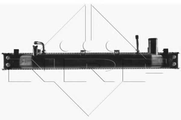 Радиатор охлаждения двигателя NRF 596712 - изображение 3