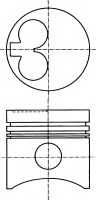 Поршень NURAL 87-109500-00 - изображение
