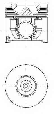 Поршень NURAL 87-113507-10 - изображение Поршень NURAL 87-113507-10 - изображение