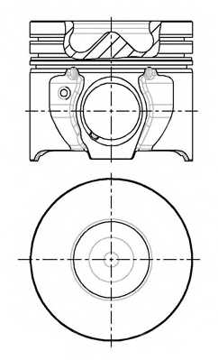 Поршнекомплект Ford Mondeo 2.0 16V DI/TDDi/TDCi d86.0 STD Nural <b>NURAL 87-140800-00</b> - изображение