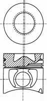 Поршень NURAL 87-740000-00 - изображение