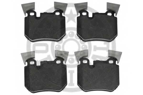 Колодки тормозные дисковые задний для BMW 1(E82,E88) <b>OPTIMAL 12481</b> - изображение 1
