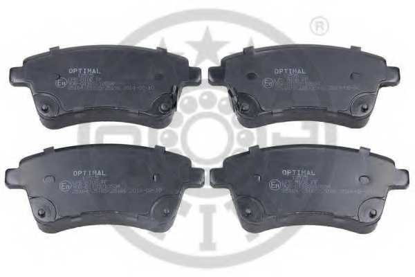 Колодки тормозные дисковые передний для HYUNDAI ix20(JC) / KIA VENGA(YN) <b>OPTIMAL 12575</b> - изображение