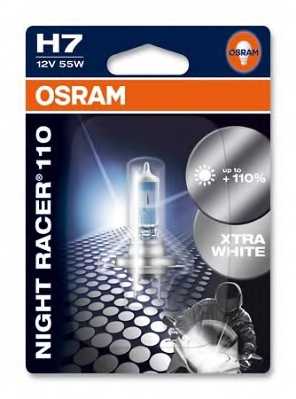 Лампа накаливания H7 12В 55Вт +110% OSRAM NIGHT RACER 110 64210NR1-01B - изображение 2
