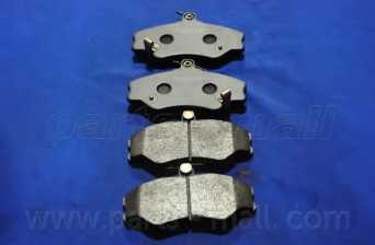 Колодки тормозные дисковые передний для HYUNDAI GRACE, PORTER <b>PARTS-MALL PKA-005</b> - изображение 2
