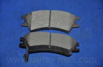 Колодки тормозные дисковые передний для HYUNDAI ATOS(MX) <b>PARTS-MALL PKA-014</b> - изображение 2