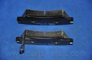 Колодки тормозные дисковые передний для HYUNDAI ATOS(MX) <b>PARTS-MALL PKA-014</b> - изображение 3