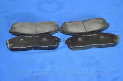 Колодки тормозные дисковые передний <b>PARTS-MALL PKA-020</b> - изображение 1