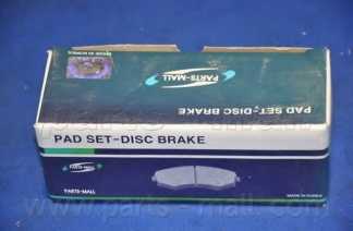 Колодки тормозные дисковые передний для HYUNDAI H-1 <b>PARTS-MALL PKA-023</b> - изображение