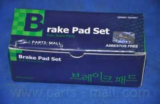 Колодки тормозные дисковые передний для SSANGYONG ACTYON SPORTS(QJ), ACTYON, KYRON, REXTON(GAB#) <b>PARTS-MALL PKA-027</b> - изображение
