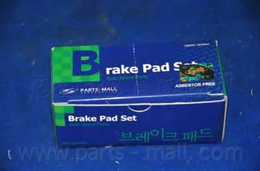 Колодки тормозные дисковые PARTS-MALL PKA-033 - изображение