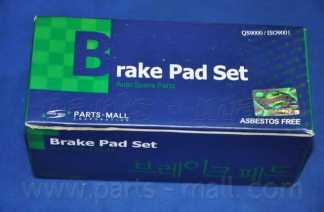 Колодки тормозные дисковые передний <b>PARTS-MALL PKA-036</b> - изображение Колодки тормозные дисковые передний <b>PARTS-MALL PKA-036</b> - изображение