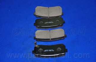 Колодки тормозные дисковые задний <b>PARTS-MALL PKA-037</b> - изображение 1