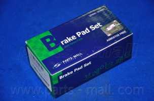 Колодки тормозные дисковые задний <b>PARTS-MALL PKA-037</b> - изображение Колодки тормозные дисковые задний <b>PARTS-MALL PKA-037</b> - изображение