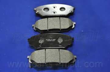 Колодки тормозные дисковые передний для HYUNDAI ix55 <b>PARTS-MALL PKA-038</b> - изображение 1