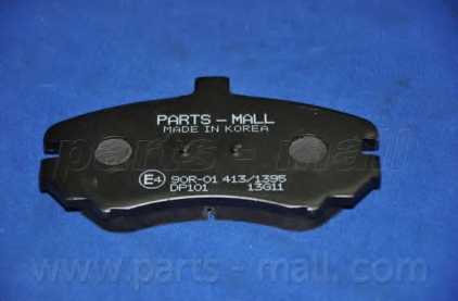 Колодки тормозные дисковые передний <b>PARTS-MALL PKA-E34</b> - изображение 2