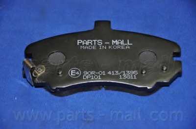 Колодки тормозные дисковые передний <b>PARTS-MALL PKA-E34</b> - изображение 3