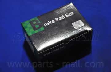 Колодки тормозные дисковые передний для KIA SEPHIA(FA) <b>PARTS-MALL PKB-005</b> - изображение