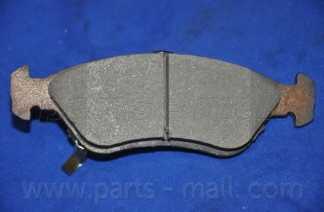 Колодки тормозные дисковые передний для KIA CLARUS(GC,K9A) <b>PARTS-MALL PKB-007</b> - изображение 3