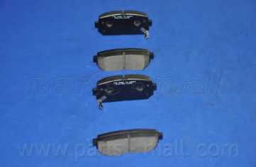 Колодки тормозные дисковые задний для KIA CARENS(UN) <b>PARTS-MALL PKB-034</b> - изображение 2