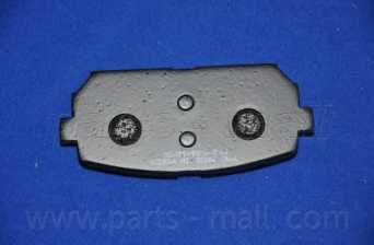 Колодки тормозные дисковые задний для KIA CARENS(UN) <b>PARTS-MALL PKB-034</b> - изображение 5