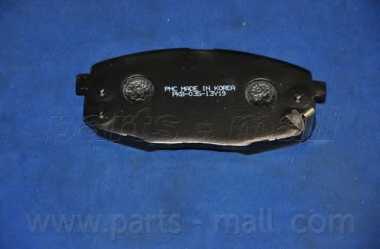 Колодки тормозные дисковые передний для HYUNDAI i30(FD) / KIA CEED(ED,JD), CERATO(TD) <b>PARTS-MALL PKB-035</b> - изображение 2