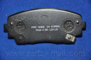 Колодки тормозные дисковые передний для KIA PICANTO(TA) <b>PARTS-MALL PKB-038</b> - изображение 3