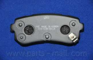Колодки тормозные дисковые задний для KIA PICANTO(TA) <b>PARTS-MALL PKB-039</b> - изображение 3