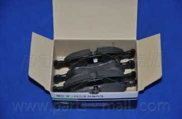 Колодки тормозные дисковые передний для DAEWOO NEXIA(KLETN) <b>PARTS-MALL PKC-005</b> - изображение 1