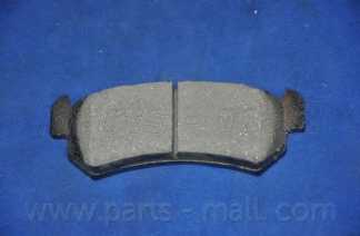 Колодки тормозные дисковые задний для CHEVROLET LACETTI(J200) / DAEWOO LACETTI(KLAN) <b>PARTS-MALL PKC-016</b> - изображение 3