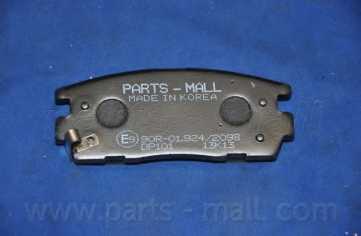 Колодки тормозные дисковые задний <b>PARTS-MALL PKC-E21</b> - изображение 2