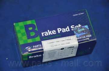 Колодки тормозные дисковые задний <b>PARTS-MALL PKC-E21</b> - изображение