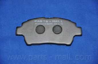 Колодки тормозные дисковые передний для TOYOTA CELICA, COROLLA, PRIUS, YARIS <b>PARTS-MALL PKF-003</b> - изображение 2