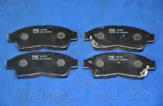 Колодки тормозные дисковые передний для TOYOTA CAMRY, CARINA E, CELICA, COROLLA, CORONA, PICNIC, RAV 4 <b>PARTS-MALL PKF-004</b> - изображение 2