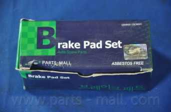 Колодки тормозные дисковые передний для TOYOTA CAMRY, CARINA E, CELICA, COROLLA, CORONA, PICNIC, RAV 4 <b>PARTS-MALL PKF-004</b> - изображение