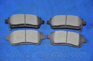 Колодки тормозные дисковые передний для FORD FIESTA / MAZDA 2(DE) <b>PARTS-MALL PKH-E05</b> - изображение 2