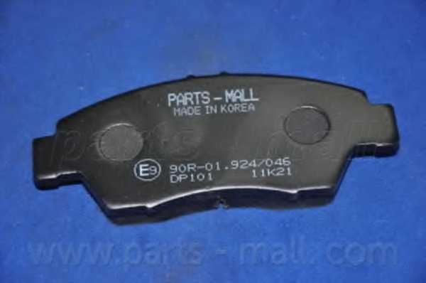 Колодки тормозные дисковые передний для HONDA CIVIC(EG,EH,EJ,EK,MA,MB,MC), CRX(ED,EE), JAZZ(GE) <b>PARTS-MALL PKJ-E05</b> - изображение 3